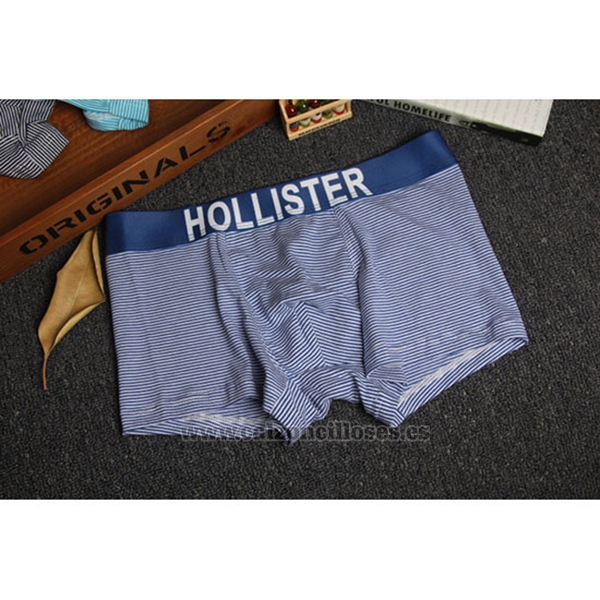 Boxer Hollister Hombre Rayas Azul 